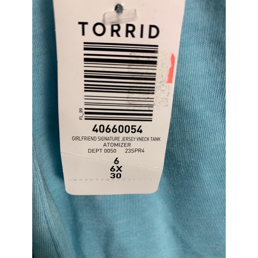 NWT Torrid Girlfriend Signature Jersey V-Neck Tank 6X - Picture 8 of 8
